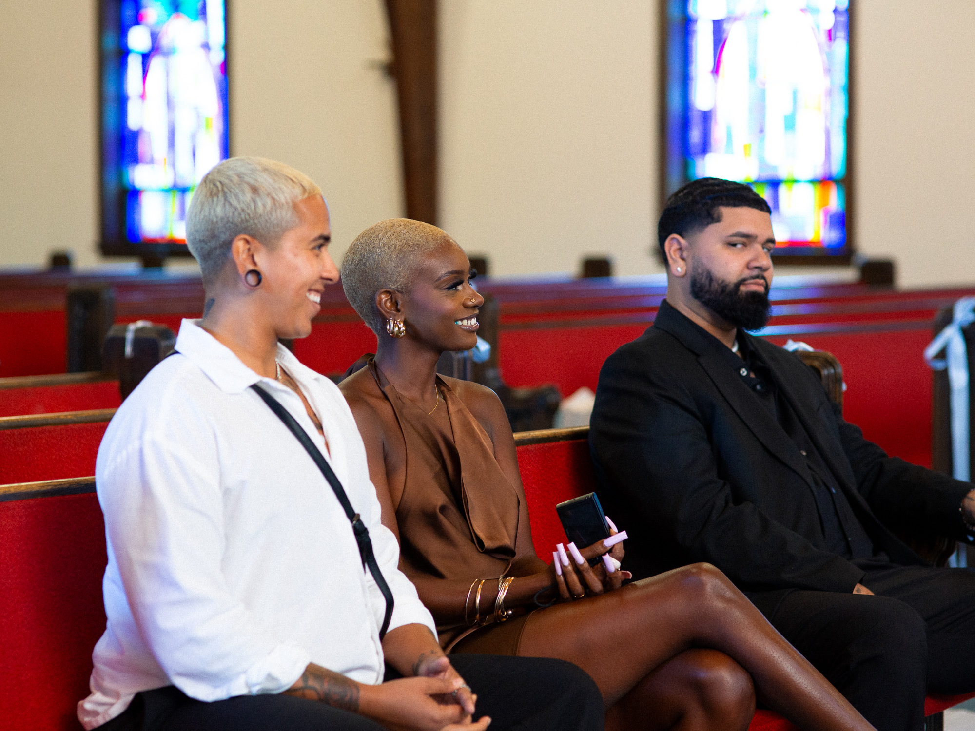 guests at a wedding ceremony