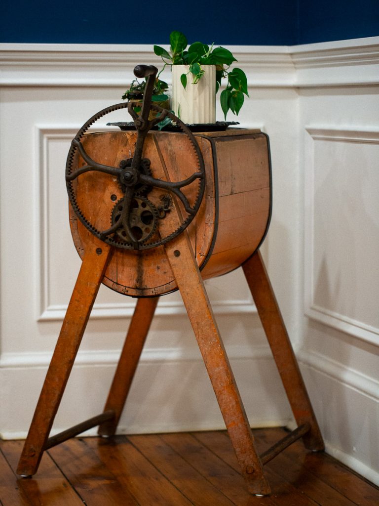 Close up of an old piece of furniture