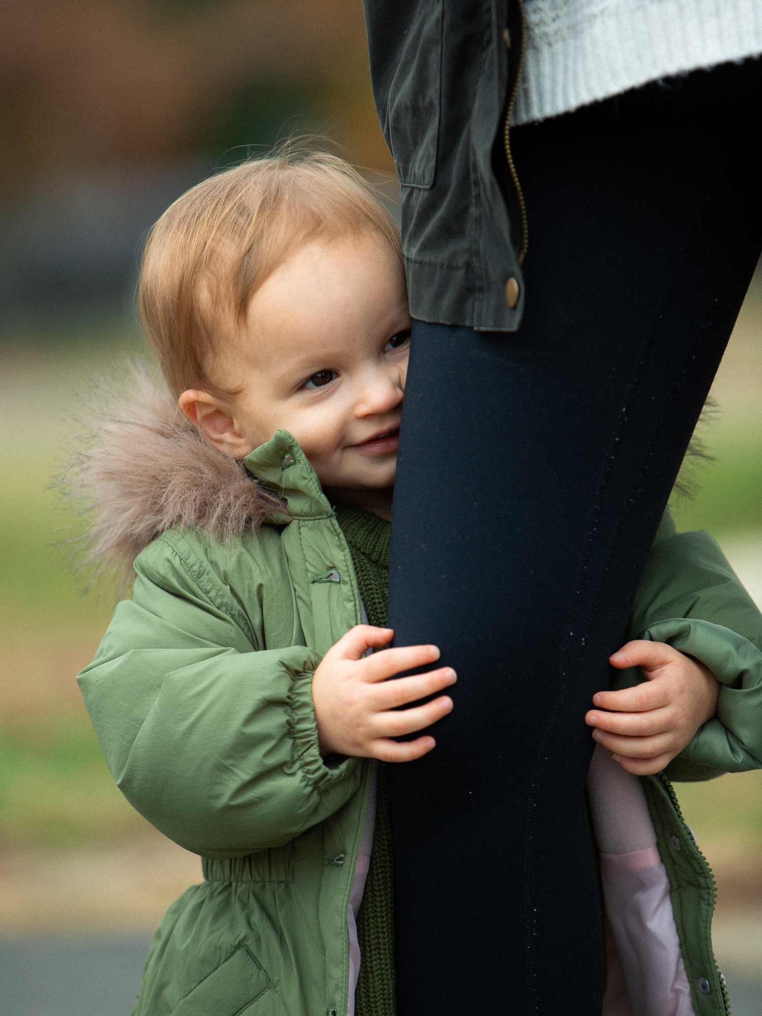 candid photo of little girl